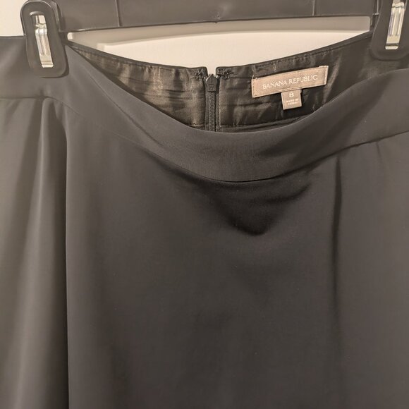 Banana Republic midi black circle/skater skirt - Picture 3 of 4